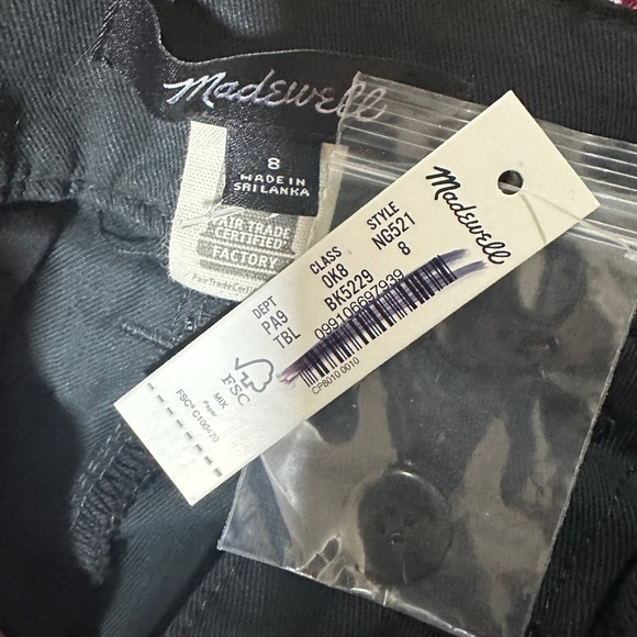 🆕 Madewell The Harlow Wide-Leg Pant Black - Picture 6 of 11